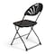 Atlas Commercial Products TitanPRO Fanback Plastic Folding Chair, Black FPFC2BK - alternate 2